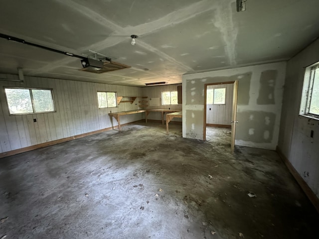 interior space featuring concrete flooring