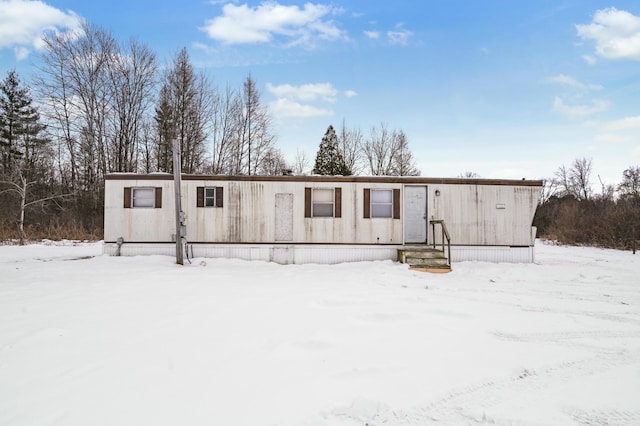 view of manufactured / mobile home