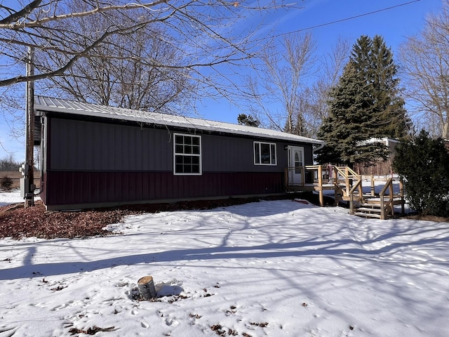 exterior space with a deck