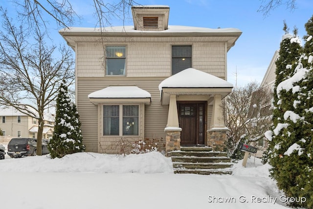 view of front of home