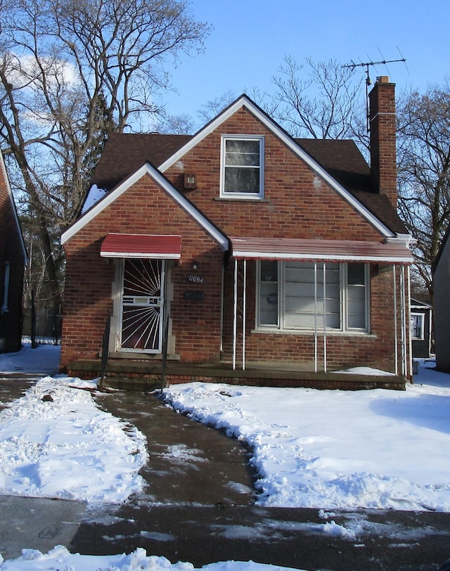 view of front of home