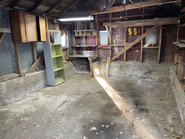 view of basement