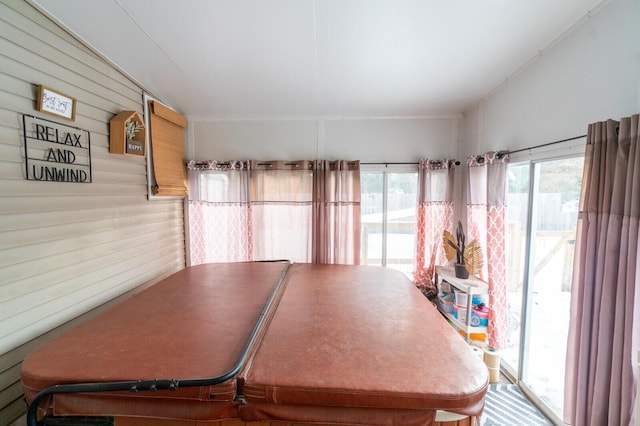 view of unfurnished dining area