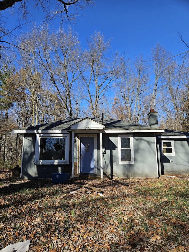 view of front of home