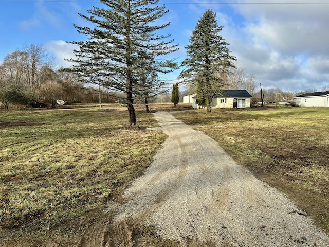 view of road