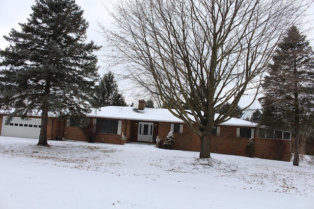 view of ranch-style home