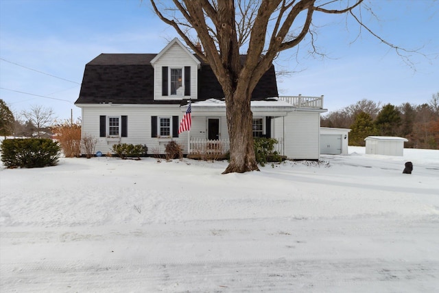 view of cape cod-style house