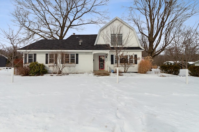 view of front of property