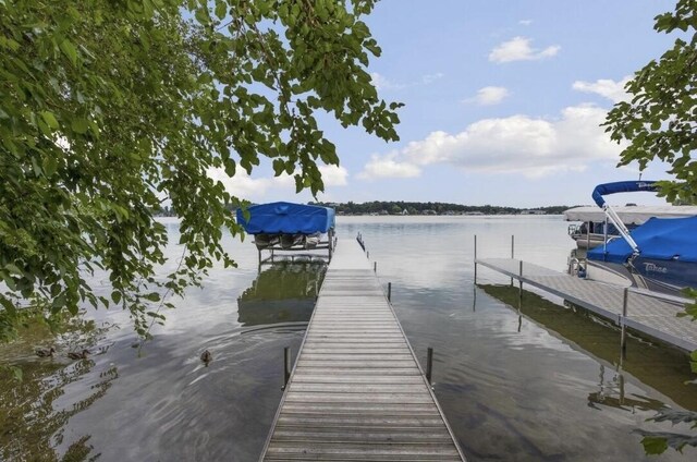 24112 N Shore Dr, Edwardsburg, MI 49112 - dock area with a water view