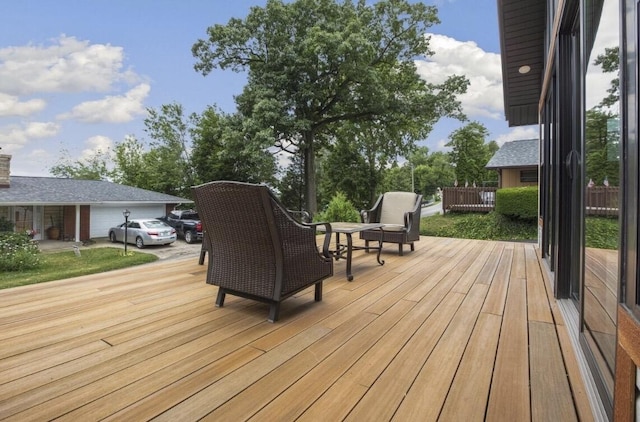 24112 N Shore Dr, Edwardsburg, MI 49112 - view of wooden deck