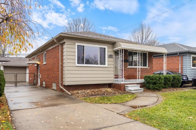 view of front of home