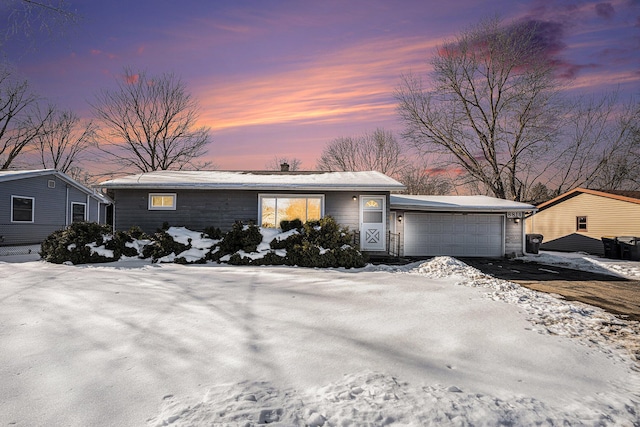 ranch-style house with a garage