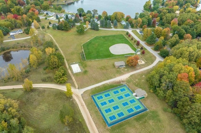 11300 Apache Wells Ct, Stanwood, MI 49346 - drone / aerial view of a nearby body of water