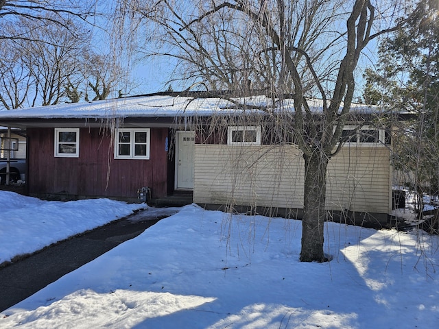 view of ranch-style home