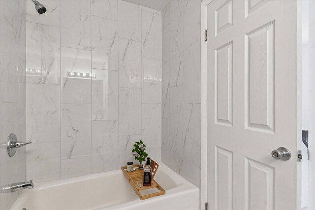 bathroom featuring tub / shower combination