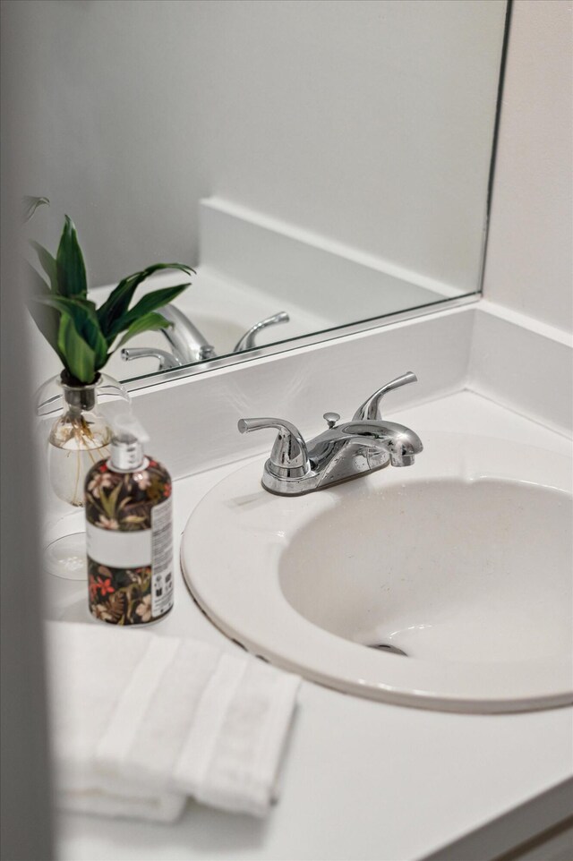 bathroom view of a sink