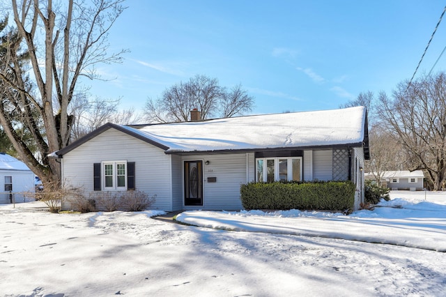 view of ranch-style home