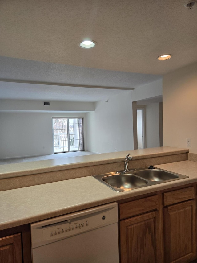 kitchen featuring sink and dishwasher