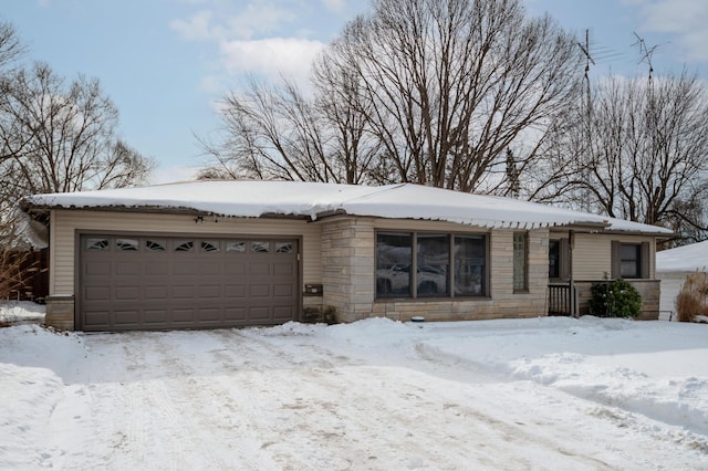 view of ranch-style home