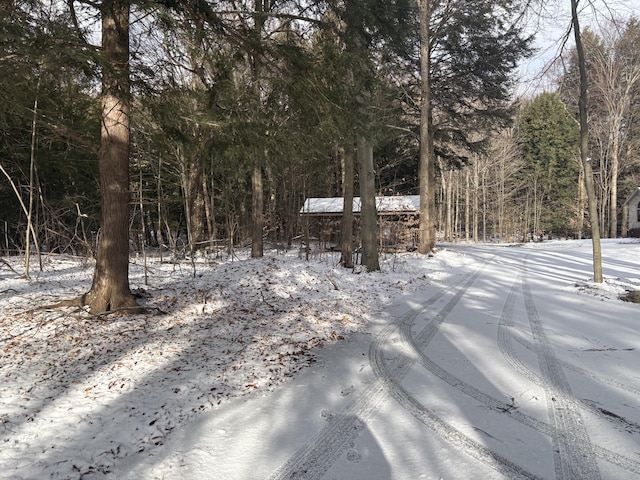 view of road