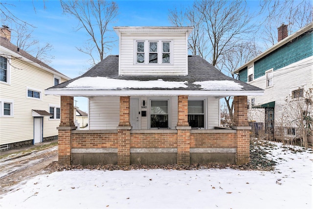 view of front of house with a porch