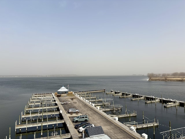 view of water feature