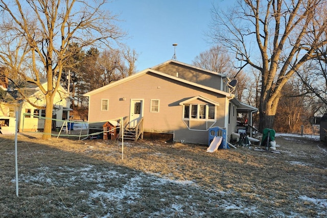 view of back of property