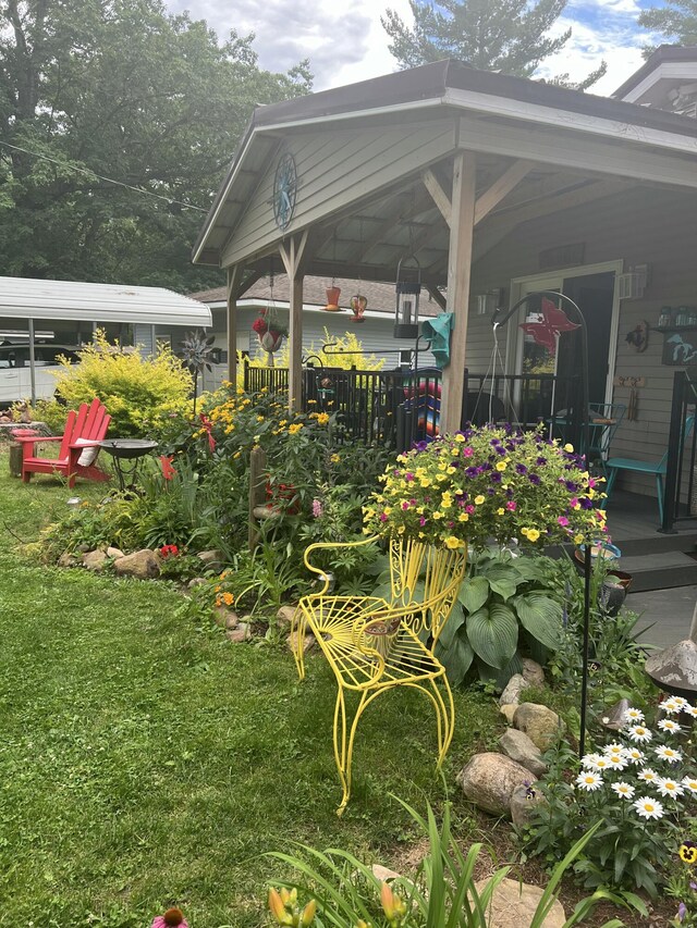 3509 N Shore Dr, Sears, MI 49679 - view of yard