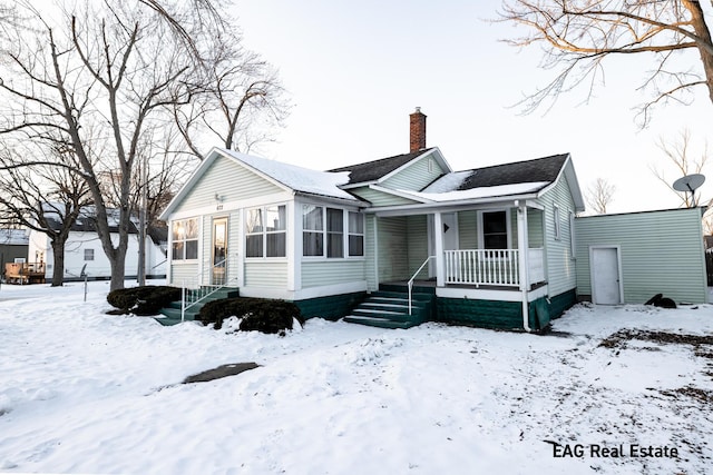 view of bungalow-style home