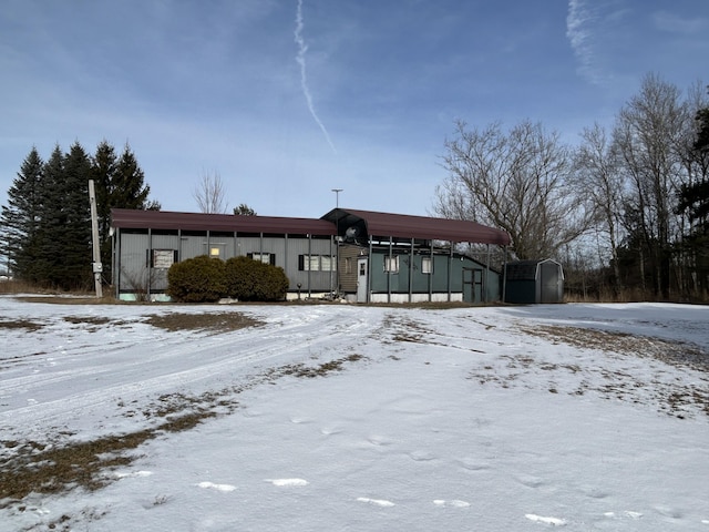 view of front of home