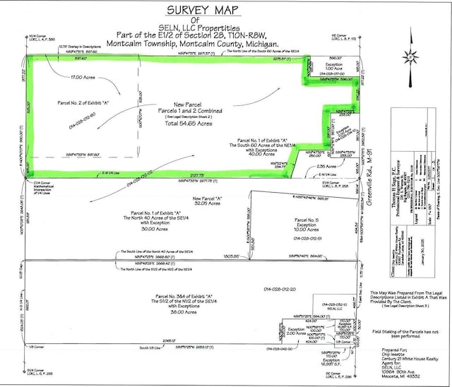 4530 S Greenville Rd, Greenville MI, 48838 land for sale