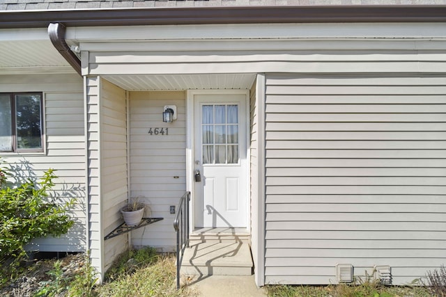 view of entrance to property