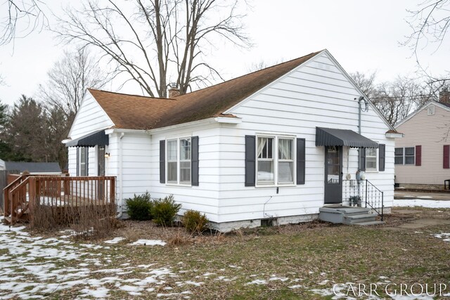 view of bungalow-style house