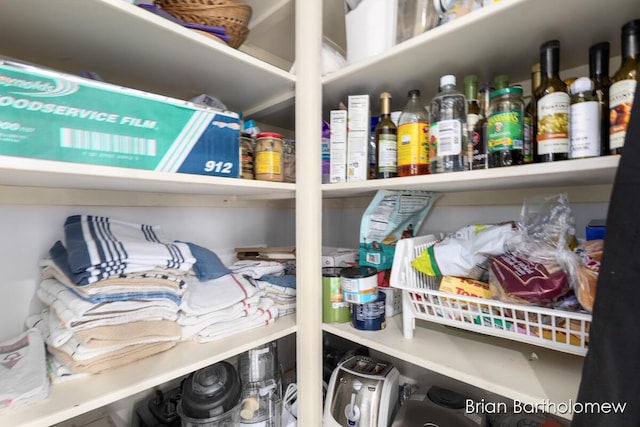 view of pantry