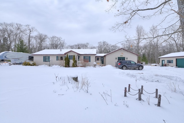 view of ranch-style house