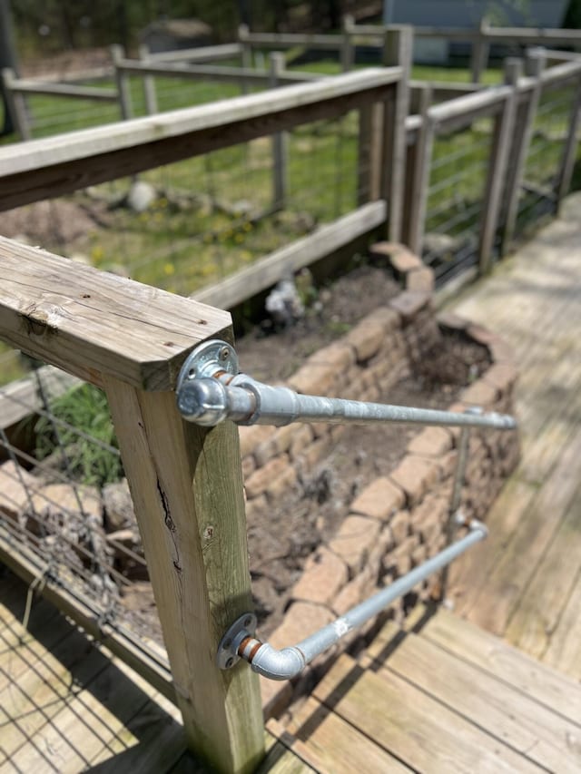 6474 Blackhawk Ln, Twin Lake, MI 49457 - view of wooden deck