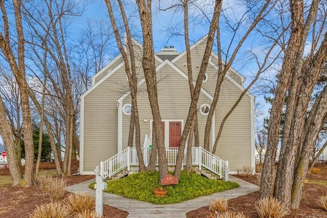 view of front of house