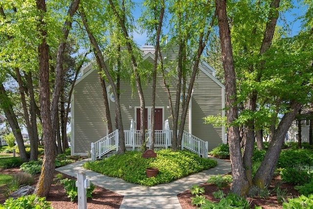 420 Oselka Dr Unit 213, New Buffalo, MI 49117 - view of front facade with covered porch