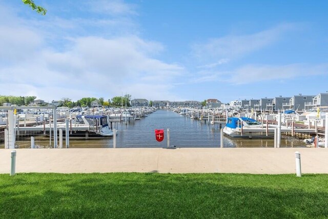 420 Oselka Dr Unit 213, New Buffalo, MI 49117 - dock with a water view