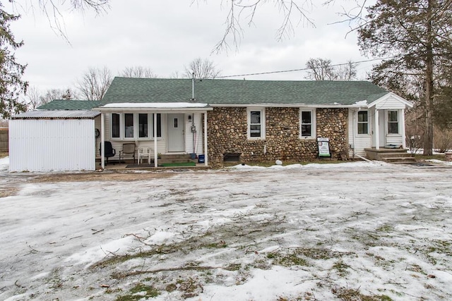 view of ranch-style house