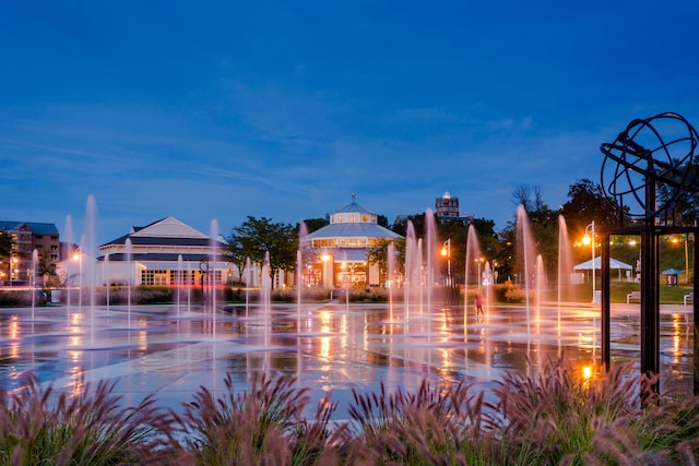 surrounding community with a gazebo