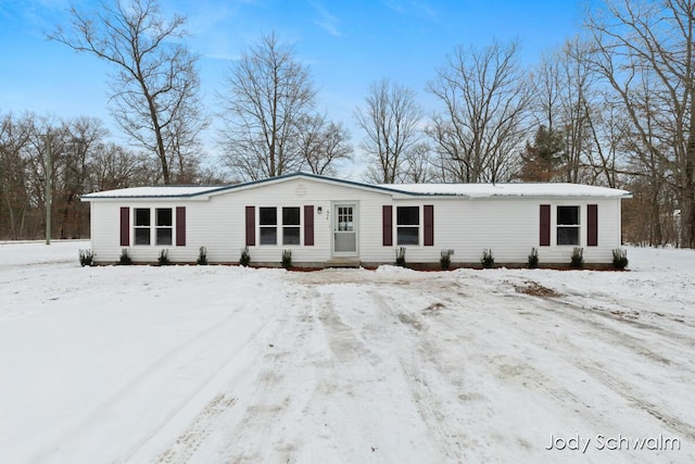 view of manufactured / mobile home