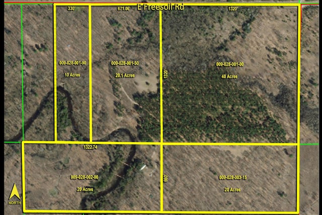 E Free Soil Rd, Free Soil MI, 49411 land for sale