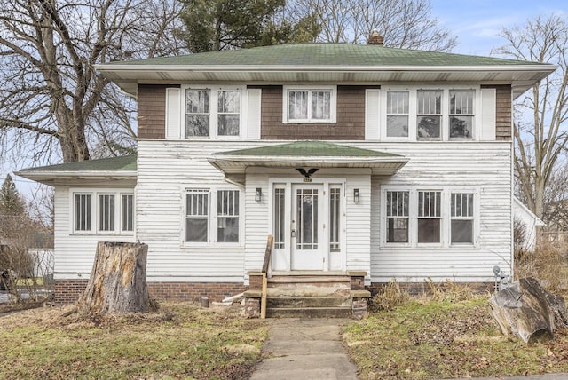 view of front of property