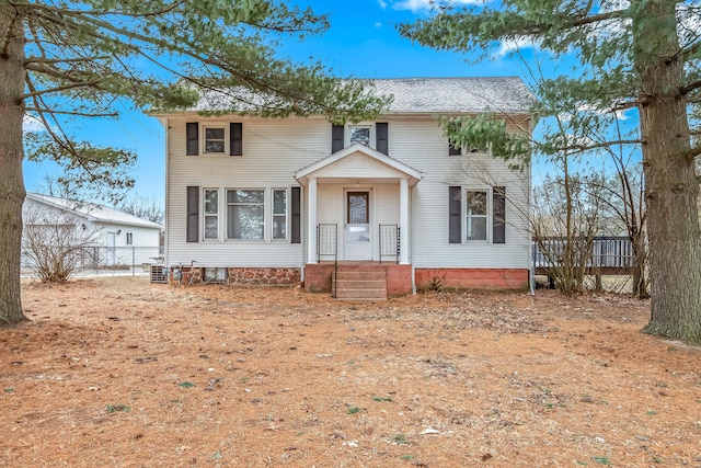 view of colonial home