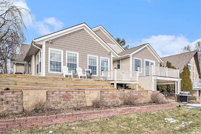 view of back of property