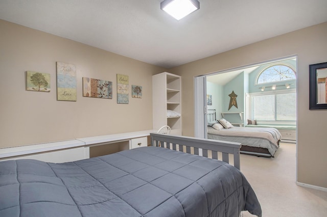 bedroom featuring carpet floors