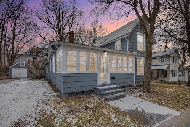 view of front of house