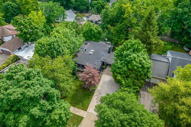 bird's eye view featuring a residential view