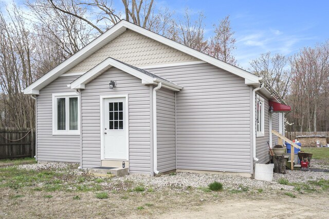 37076 76th St, Covert, MI 49043 - exterior space with fence